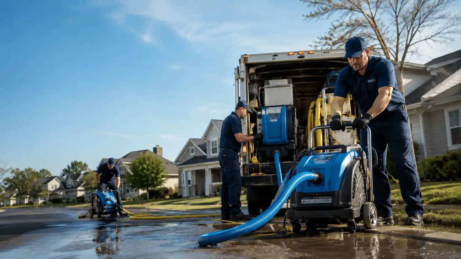 Flood Damage Cleanup in River Pines, CA